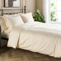 4 Star Duvet Cover Set - Cream / Superking