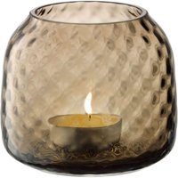 LSA Dapple Tealight Holder Vase - Earth Brown