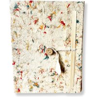 Eco Friendly Mixed Colour Cotton Lokta Notebook - Off White