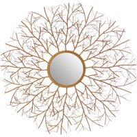 Zariah Twig Wall Mirror - Gold
