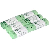 All-Green 6 Litre Compostable Food Waste Bin Liners - Green / 6