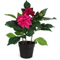 Artificial Dhalia Plant - Pink