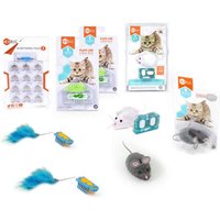 Deluxe Cat Toy Pack Plus Remote Control Mouse - Multicoloured