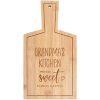 Grandmas Kitchen Bamboo Serving Board - Brown