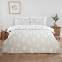 Fern Floral Microfibre Polyester Complete Set With Pillowcase - Multicolor / Single