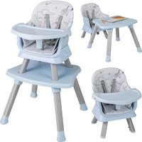 Multifunctional Baby High Chair - Blue