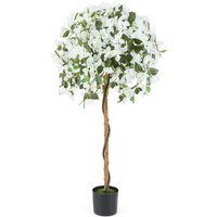4.3FT Fake Azalea Tree - White