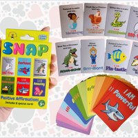 Snap Affirmations Card Game - Yellow