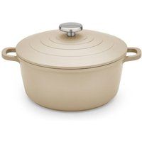 Morphy Richards 24cm Casserole Cast Aluminium - Cream