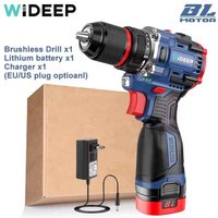 Brushless Cordless Drill - black&blue