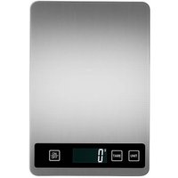 Digital Kitchen Scale Stainless Steel Food Weighing Scale - Silver