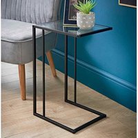 Sofa Side Table C Shape - Clear