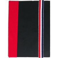 Red and Black Stripe Memo Pad