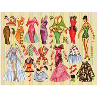 Paper Doll 1000 Piece Jigsaw Puzzle - Neutral