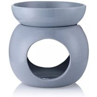 Ava May Round Wax Burner - Grey