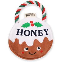 Pre-personalised Christmas Dog Toy - Honey