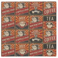 Retro Drinks Glass Hot Pot Stand - Heat Resistant Non-Slip Trivet - Red