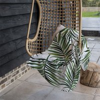 Palm Leaves Blanket - Green / 242cm