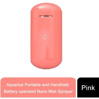 Aquarius Portable Handheld Battery Operated Nano Mist Sprayer - Pink