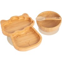 Children's Bamboo Suction Llama Dinner Set - Beige