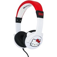 Hello Kitty Classic Kids Wired Headphones with Ears - White