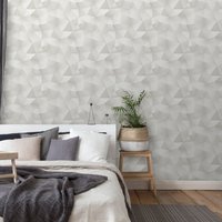 3D Diamond Wallpaper - White