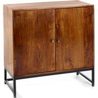 2 Door Small Sideboard - Brown