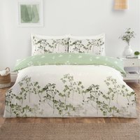 Shadow Floral Microfibre Polyester Complete Duvet Set With Pillowcase - Multicolor / Double