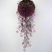 Artificial Hanging Vine Plants - Purple Red