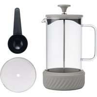 La Cafetire 'Zero' 8 Cup 'Latte' Cafetiere, Removable Base for Grounds, 1L - Yellow
