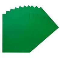 Pack of 100 75gsm Coloured Paper Sheets - Dark Green / A5