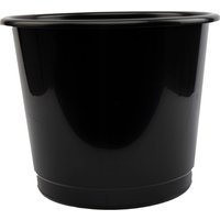 14 Litre Waste Bin with Antimicrobial treatment - Black