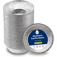 Aluminium Round Foil Dishes - Silver / 100
