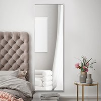 Artus Silver Aluminium Wall Mirror - Silver / 2cm