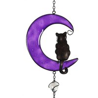 Black Cat Windchime - Black