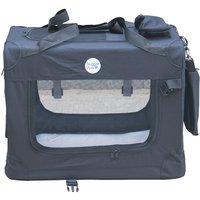 Hugglepets Fabric Crate - Black - Black / 58cm