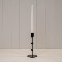 KDMD Medium Black Single Metal Candle Stick