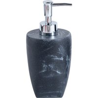 Octavia Grey Marble Effect Freestanding Liquid Soap Dispenser - Grey