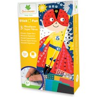 SYCOMORE, SYCOMORE Stick Fun Children's Mosaics Super Hero's - Multi-coloured SYCOMORE, SYCOMORE Stick Fun Children's Mosaics Super Hero's - Multi-coloured