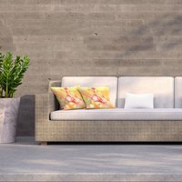 Chandelier Outdoor Cushion - Yellow / 60cm