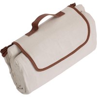 Large Classic Rectangular Picnic Blanket - Cream