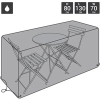 Charles Bentley Bistro Set Outdoor Garden Furniture Cover - Black