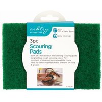 Heavy-Duty Scouring Pads - Green - Pack of 3 - Green