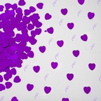 Heart Shape Scatter Confetti - Purple