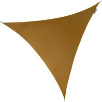 5m Triangle Water Resistant Sun Shade Sail - Mocha