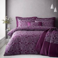 Sandringham Duvet Cover Set - Plum / Double