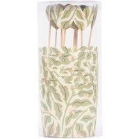 20 Piece Green Leaves Cake Decor Set - Neutral