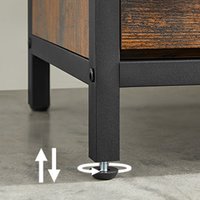 Multifunctional Coat Rack with Shoe Storage and Bench - Bronze