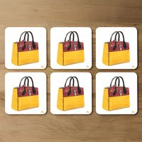 Cool Bag Coaster - Yellow