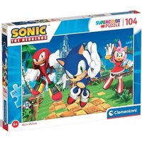 Sonic 104 Piece Jigsaw Puzzle - Blue